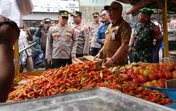 Sidak Gabungan Pastikan Pasar Besar Palangka Raya Kondusif